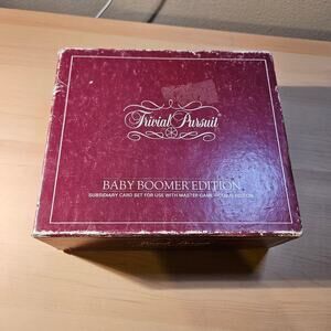 Horn Abbot Trivial Pursuit Baby Boomer Edition Subsidiary Card Set 1983